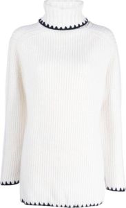 Malo Turtle-Neck Sweater Wit Dames