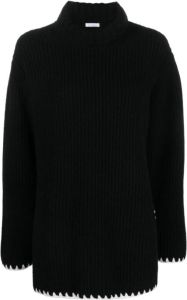 Malo Turtle-Neck Sweater Zwart Dames