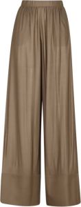 Malo Wide Trousers Beige Dames