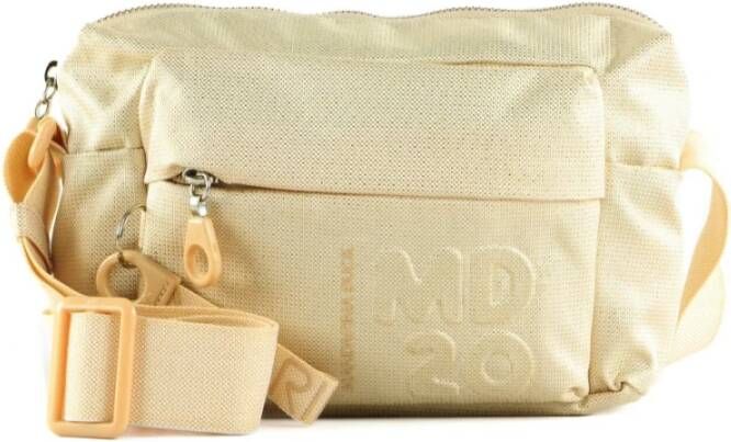 Mandarina Duck Stijlvolle Md20 Schoudertas Beige Dames