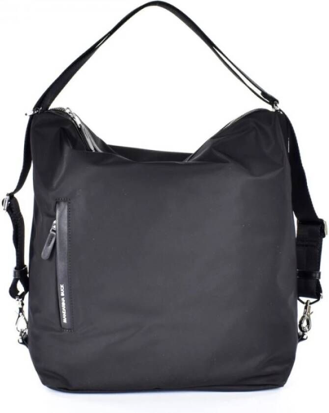 Mandarina Duck Verstelbare Nylon Hunter Tas met Meerdere Zakken Black Dames