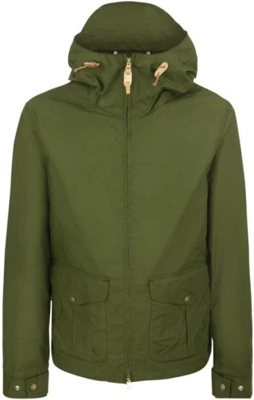 Manifattura Ceccarelli Jack met capuchon Groen Heren