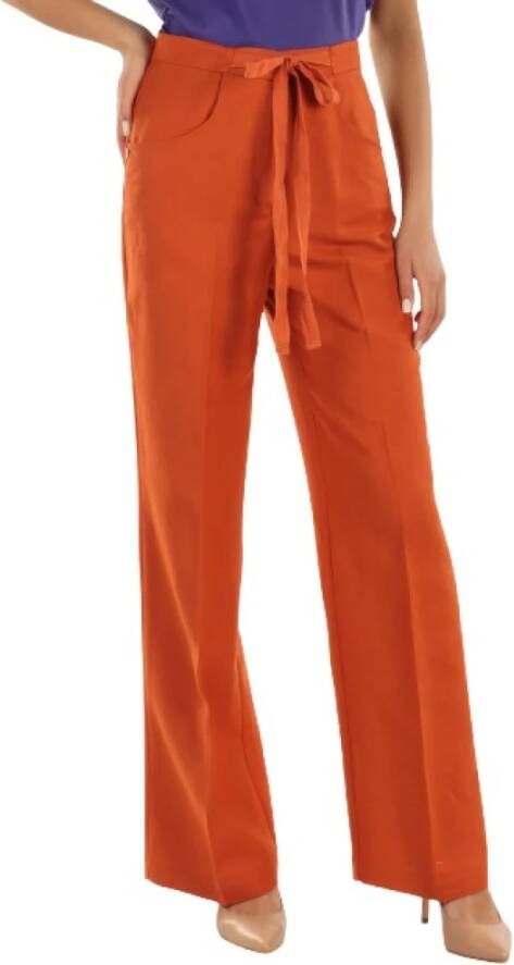 Manila Grace America pocket pants Oranje Dames
