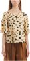 Manila Grace Leather Trousers Meerkleurig Dames - Thumbnail 9