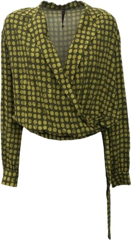 Manila Grace Blouses Groen Dames