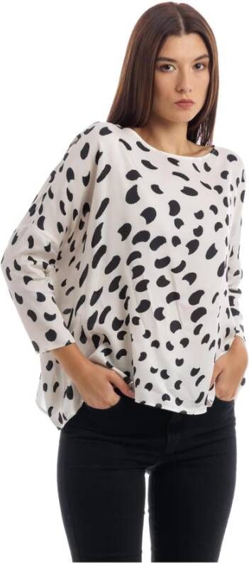 Manila Grace Blouses Wit Dames