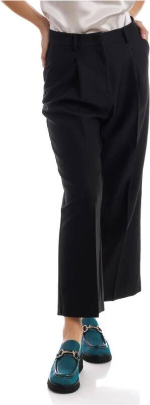 Manila Grace Zwarte Broek Black Dames