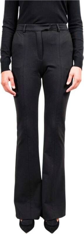 Manila Grace Brede broek Zwart Dames