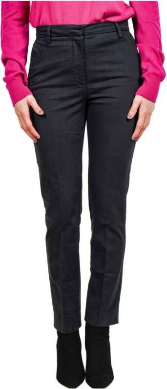 Manila Grace Broek Zwart Dames