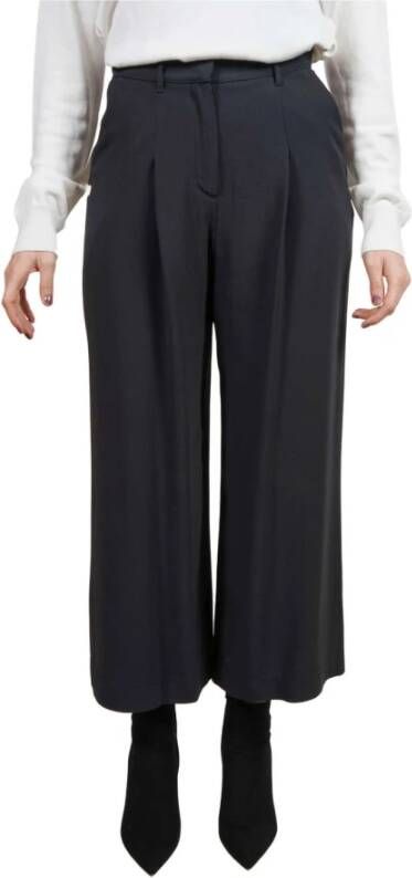 Manila Grace Broek Zwart Dames