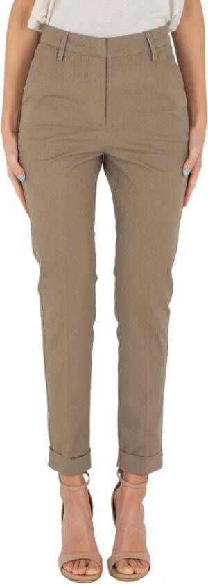 Manila Grace Chino P140Cj -broek Groen Dames