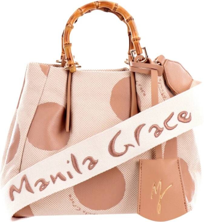 Manila Grace Handbags Beige Dames