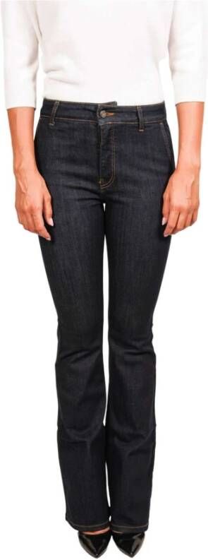 Manila Grace Slim-fit jeans Blauw Dames