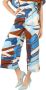 Manila Grace Leather Trousers Meerkleurig Dames - Thumbnail 4