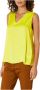 Manila Grace Sleeveless Tops Yellow Dames - Thumbnail 1