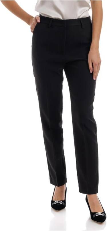Manila Grace Slim-fit broek Zwart Dames