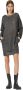 Manila Grace Sweatshirt jurk met grote zakken kunst. A045Cd Grijs Dames - Thumbnail 1