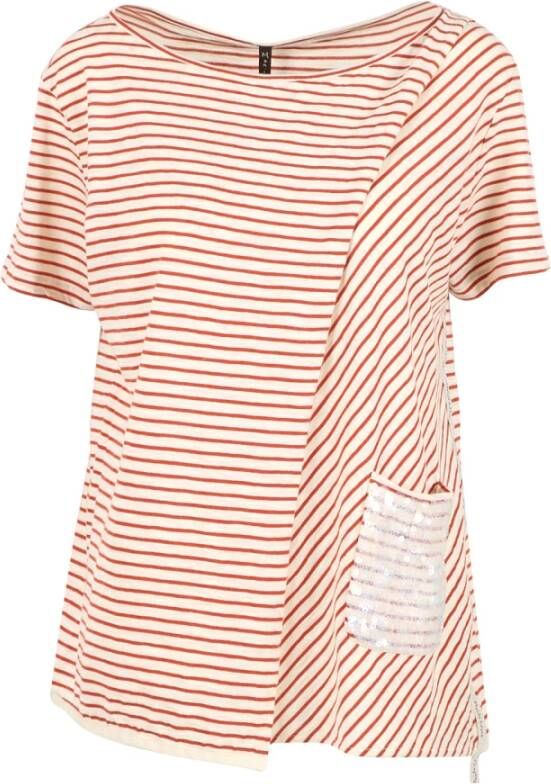Manila Grace t-shirt Oranje Dames