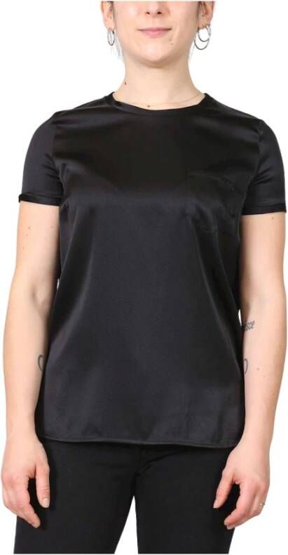 Manila Grace T-Shirt Zwart Dames