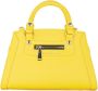 ila Grace Leren winkeltas met gouden logo Yellow - Thumbnail 2