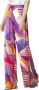 Manila Grace Wide Trousers Purple Dames - Thumbnail 1