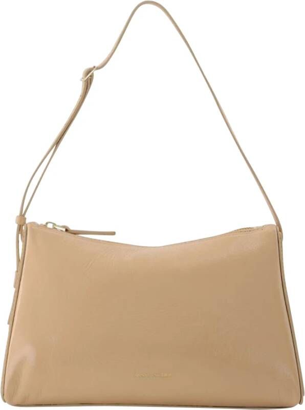 Manu Atelier Prism Bag in Beige Leather Beige Dames