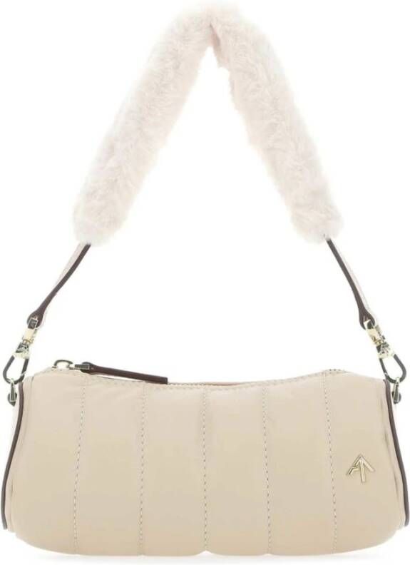 Manu Atelier Women's Hand Bag Beige Dames