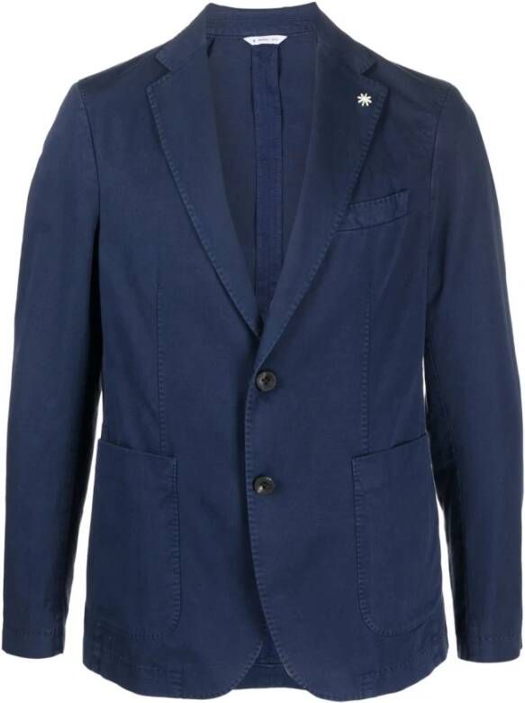 Manuel Ritz Blazerjas Blauw Heren