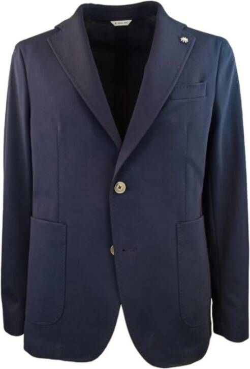 Manuel Ritz Formal Blazers Blauw Heren