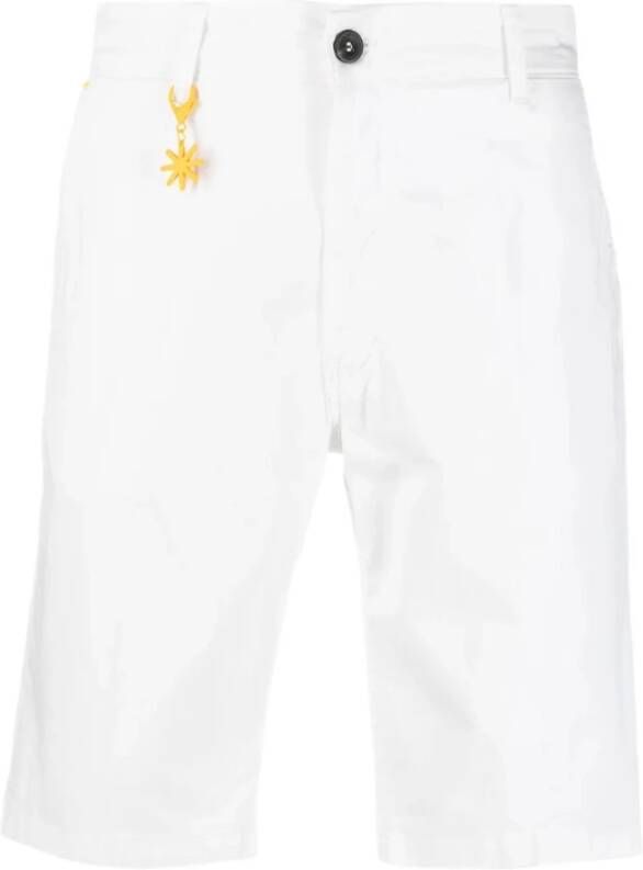 Manuel Ritz Stijlvolle Bermuda Shorts White Heren