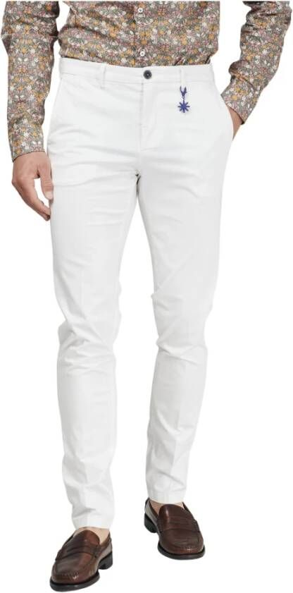 Manuel Ritz Trousers White Heren