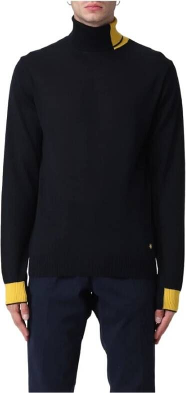 Manuel Ritz Turtlenecks Blauw Heren