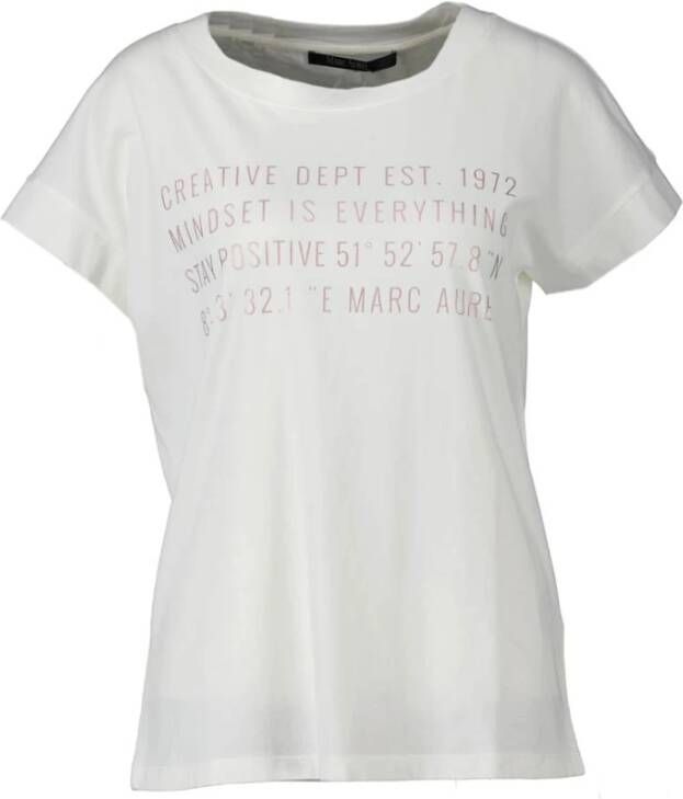 MARC AUREL Dames T-Shirt Collectie White Dames