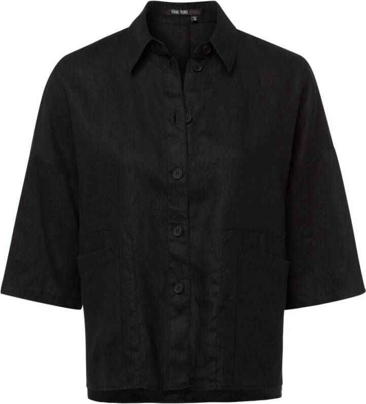 MARC AUREL Tijdloze Blouse van Hoge Kwaliteit Zwart Dames