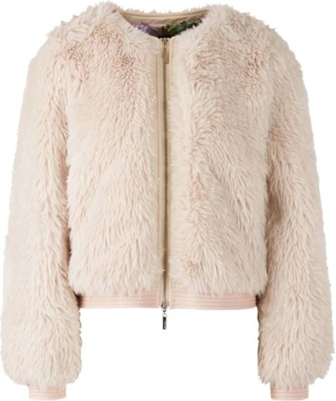 Marc Cain Marccain Vest Beige VC 12.03 W58 182 Beige Dames
