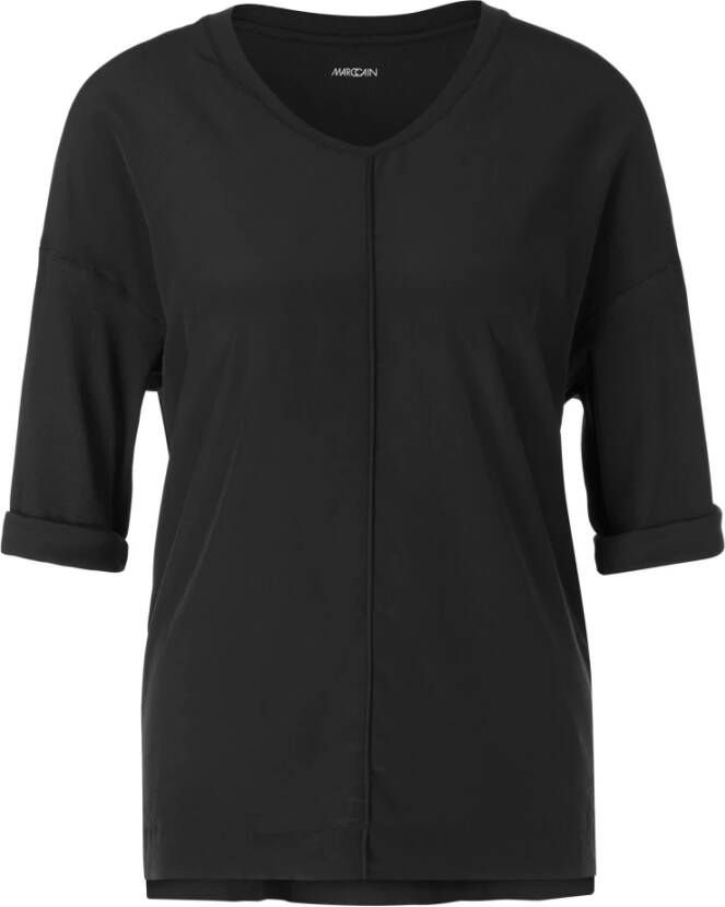Marc Cain shirts & tops +E 55.01 J29 Black Dames