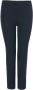 Marc Cain Midnight Blue Slim-Fit Cropped Broek Blue Dames - Thumbnail 9