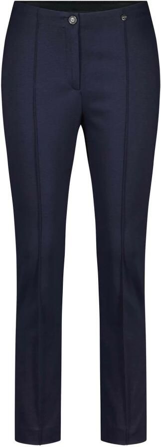 Marc Cain Chique Businessbroek met Decoratieve Naden Blue Dames - Foto 7