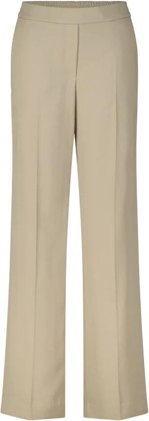 Marc Cain Elegante wijdvallende zakelijke broek Green Dames