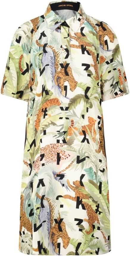 Marc Cain Knielange overhemdjurk met korte knoopsluiting