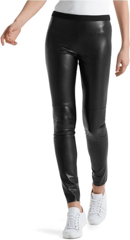 Marc Cain Leggings in lederlook nauwsluitend model Black Dames - Foto 3