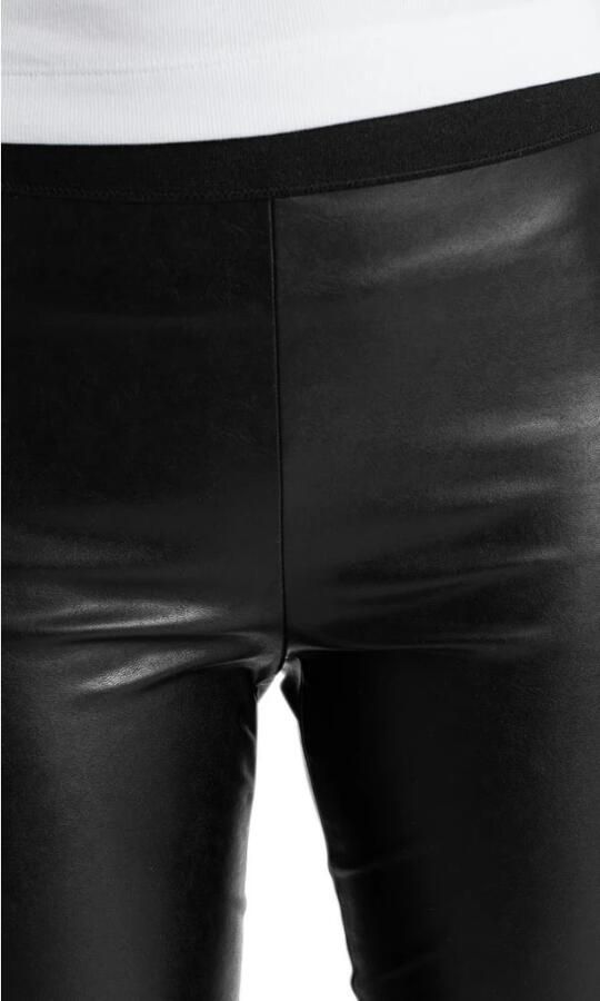 Marc Cain Leggings in lederlook nauwsluitend model Black Dames