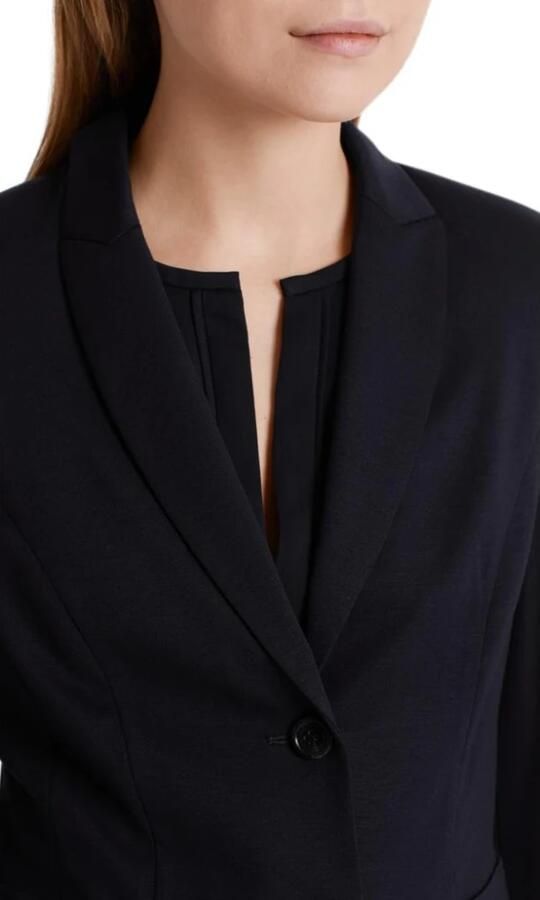 Marc Cain Donkerblauwe Damesblazers met Knopen en Lange Mouwen Blue Dames - Foto 9