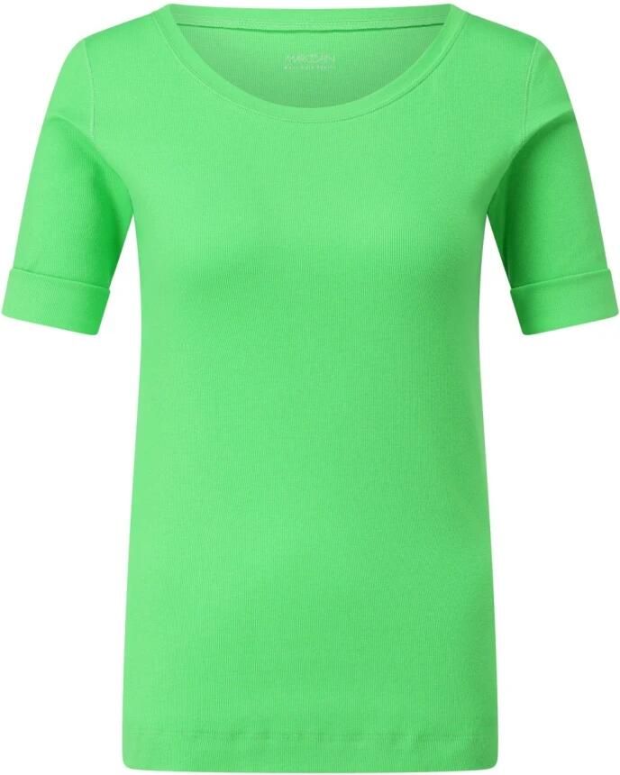 Marc Cain T-shirt met omgeslagen mouwen Green Dames