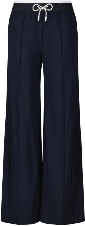 Marc Cain Wide leg pantalon met tunnelkoord
