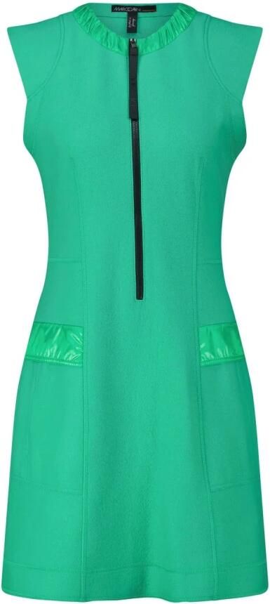 Marc Cain Wollen kokerjurk met rits Green Dames