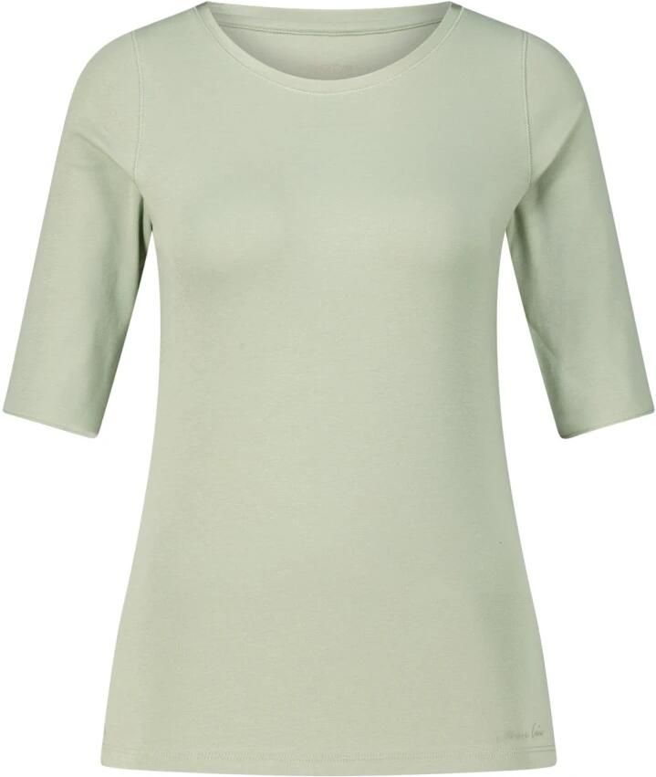 Marc Cain Casual Turn-up Sleeve T-Shirt Green Dames