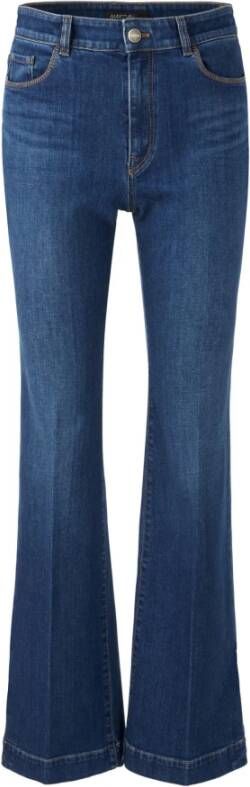Marc Cain Olifant Flared Jeans Blauw Dames