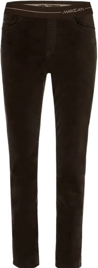 Marc Cain Stoffen broek met elastische band