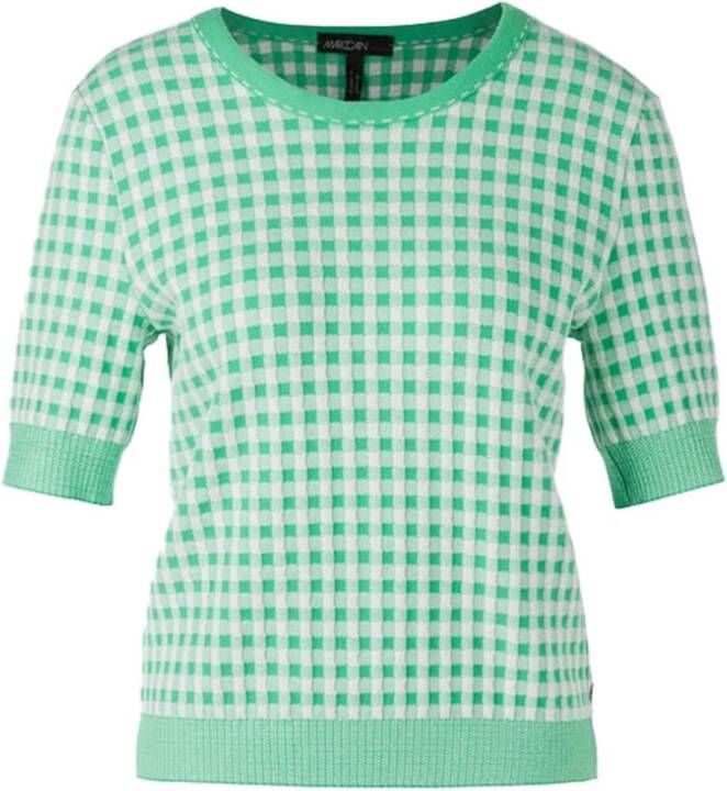 Marc Cain Pullover met Ronde Hals Groen Dames